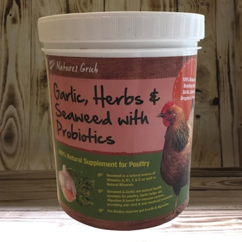 Garlic, Herbs og Seaweed