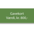 Gavekort
